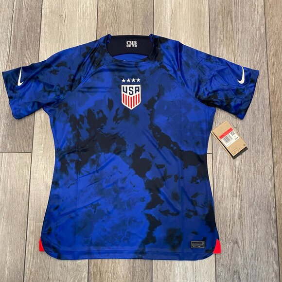 NWT USA Soccer 2022 Away Jersey - Women's Large Slim Fit - Picture 1 of 8